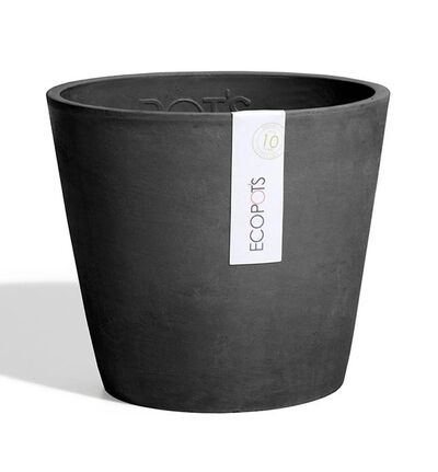 Ecopots Amsterdam sort 13 cm Ecopots Amsterdam sort 13 cm